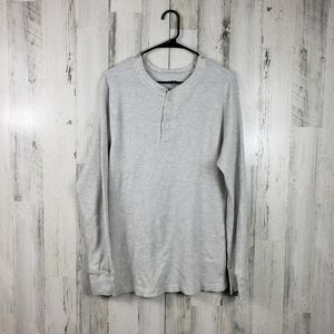 3/$15 Joe boxer mens gray long sleeve thermal shirt size 2XL